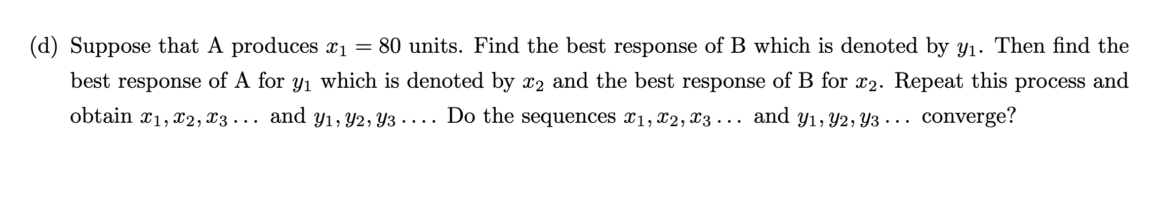 025(3) + y). o The cost function for rm A is 01(29)