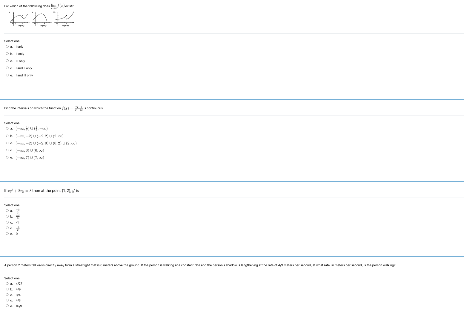 8. In 3-D, the Cartesian coordinates are given by the following