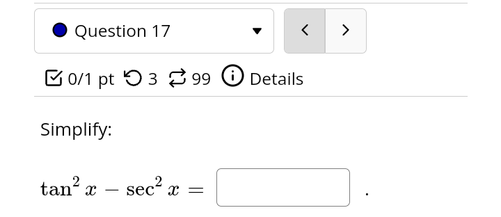 the trigonometric expression in terms of sine and cosine: 2 + tan2