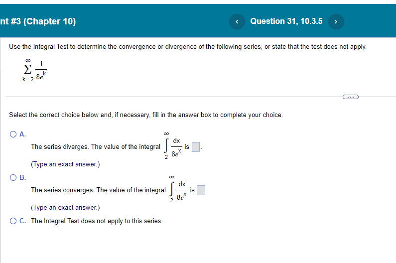 because I 2 1x+l ox: {True an exact answer} (I) 3 O
