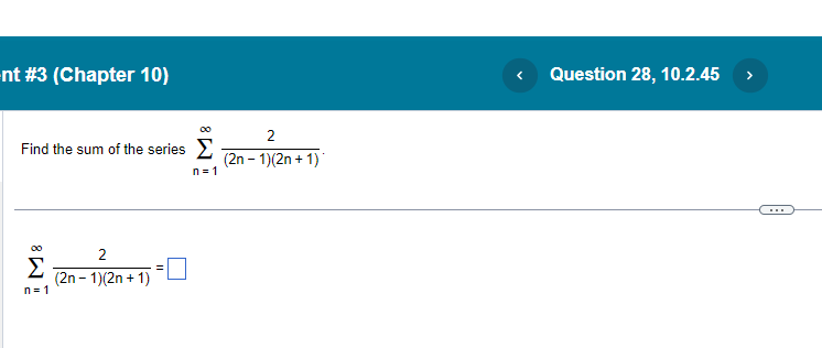 more ofthe conditions for the Integral Test is not satised ent #3
