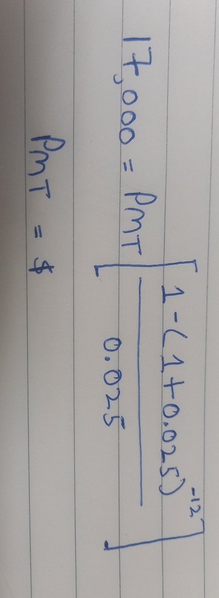  find Periodic payment? - 12 1 - ( 1 + 0