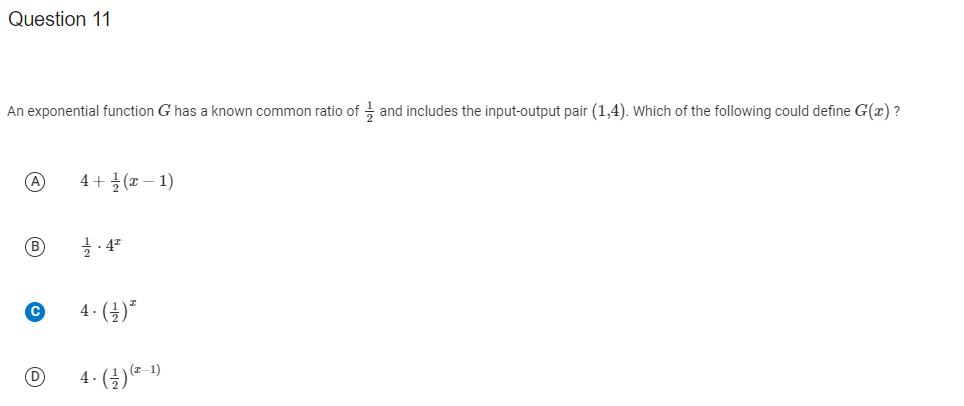 C y = 20 (2)* D y = 20 ()Question 11 An