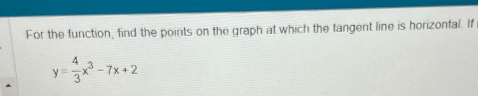 Q 25 For the function, find the points on the graph