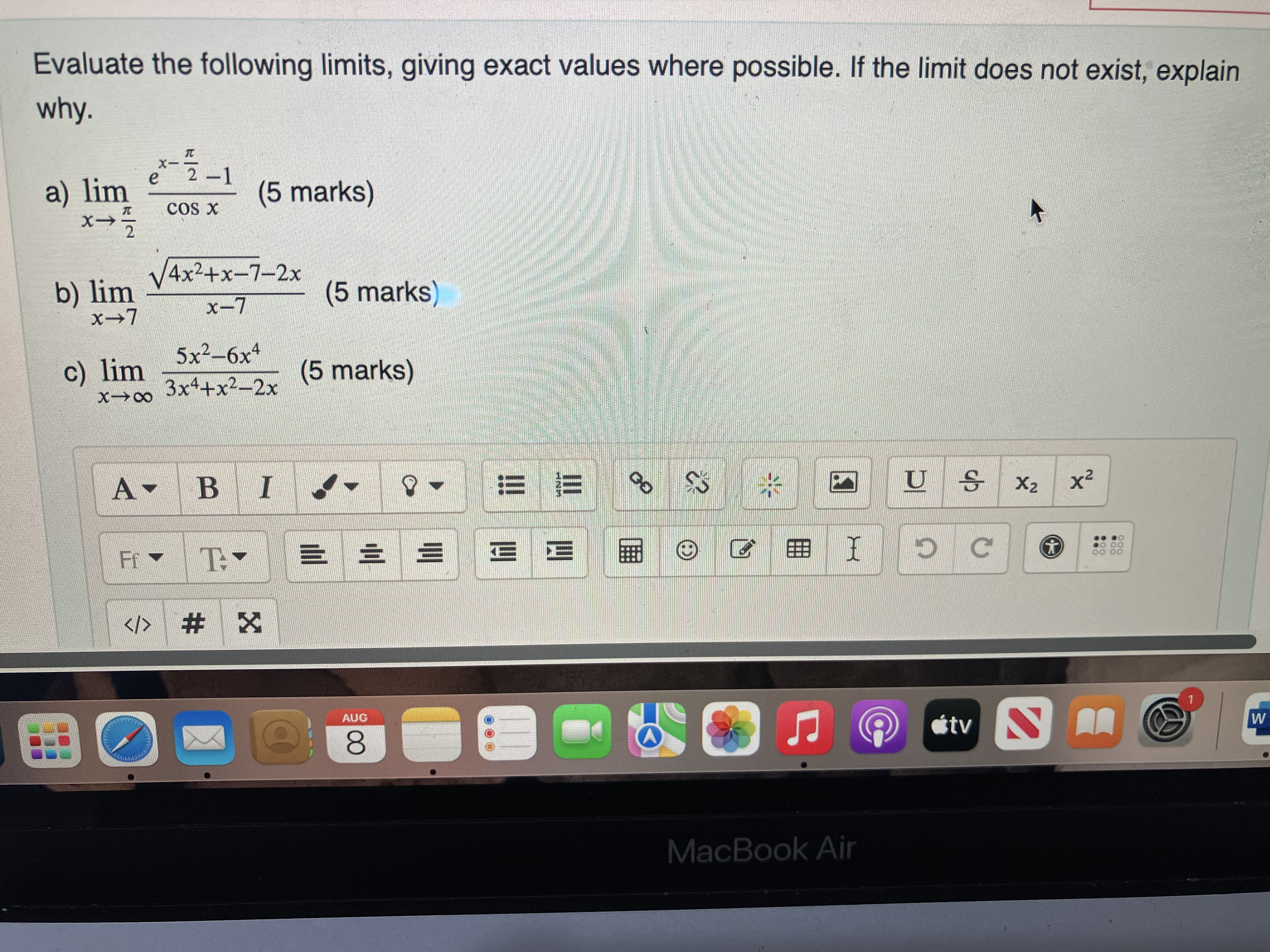 a) Show that f is one-to-one. (4 marks) b) Find the inverse