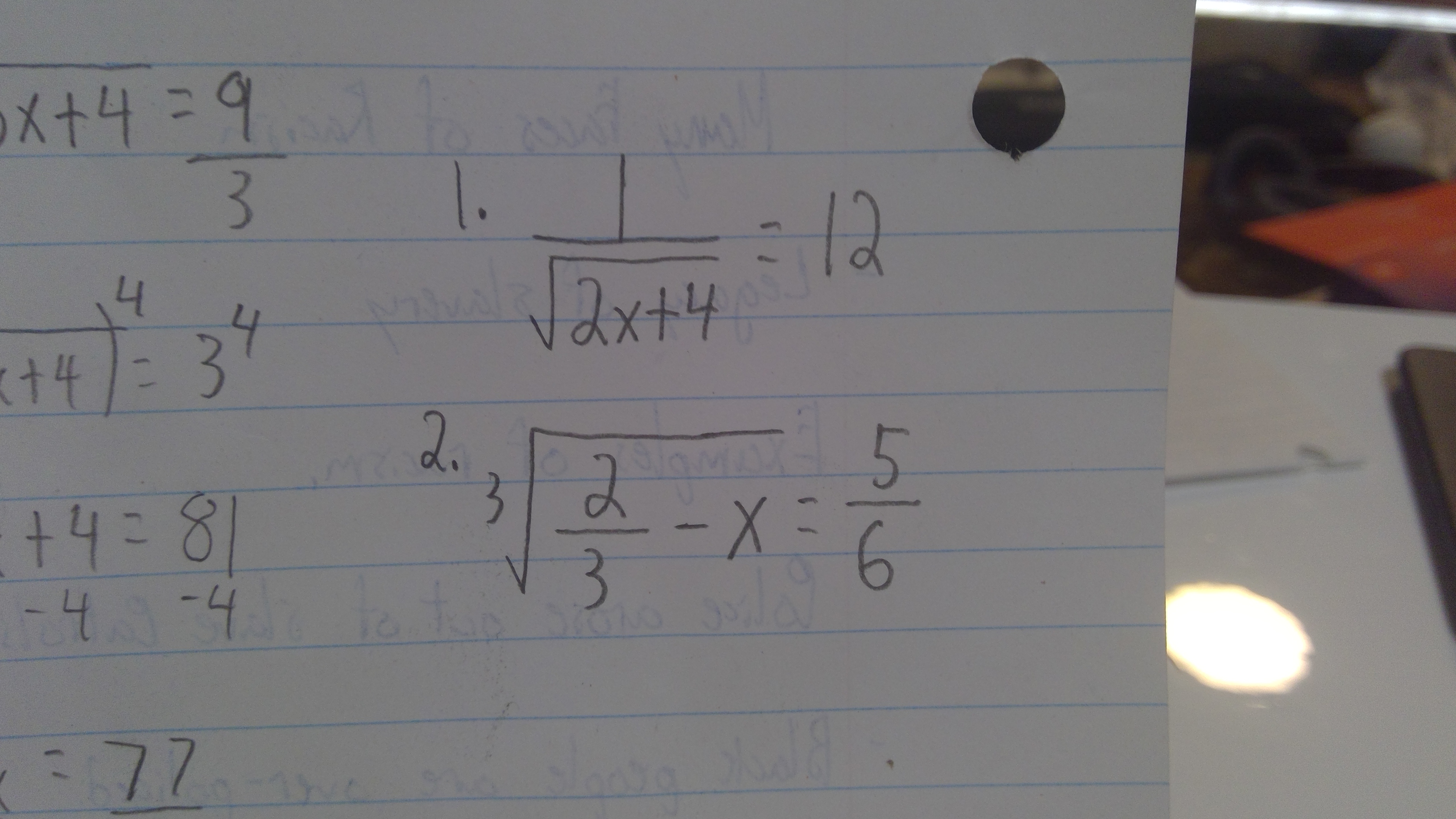 4 / = 3' + 4 = 8 - X = OUT