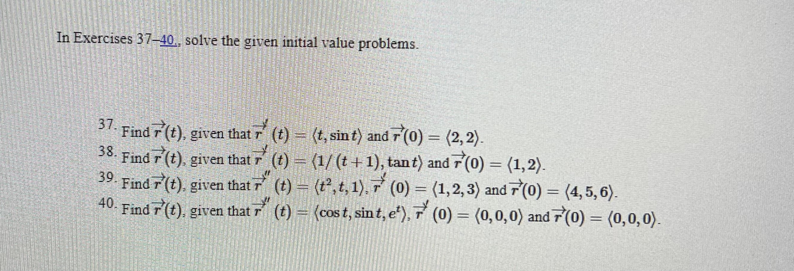 the line tangent to the graph of r (t) at the given
