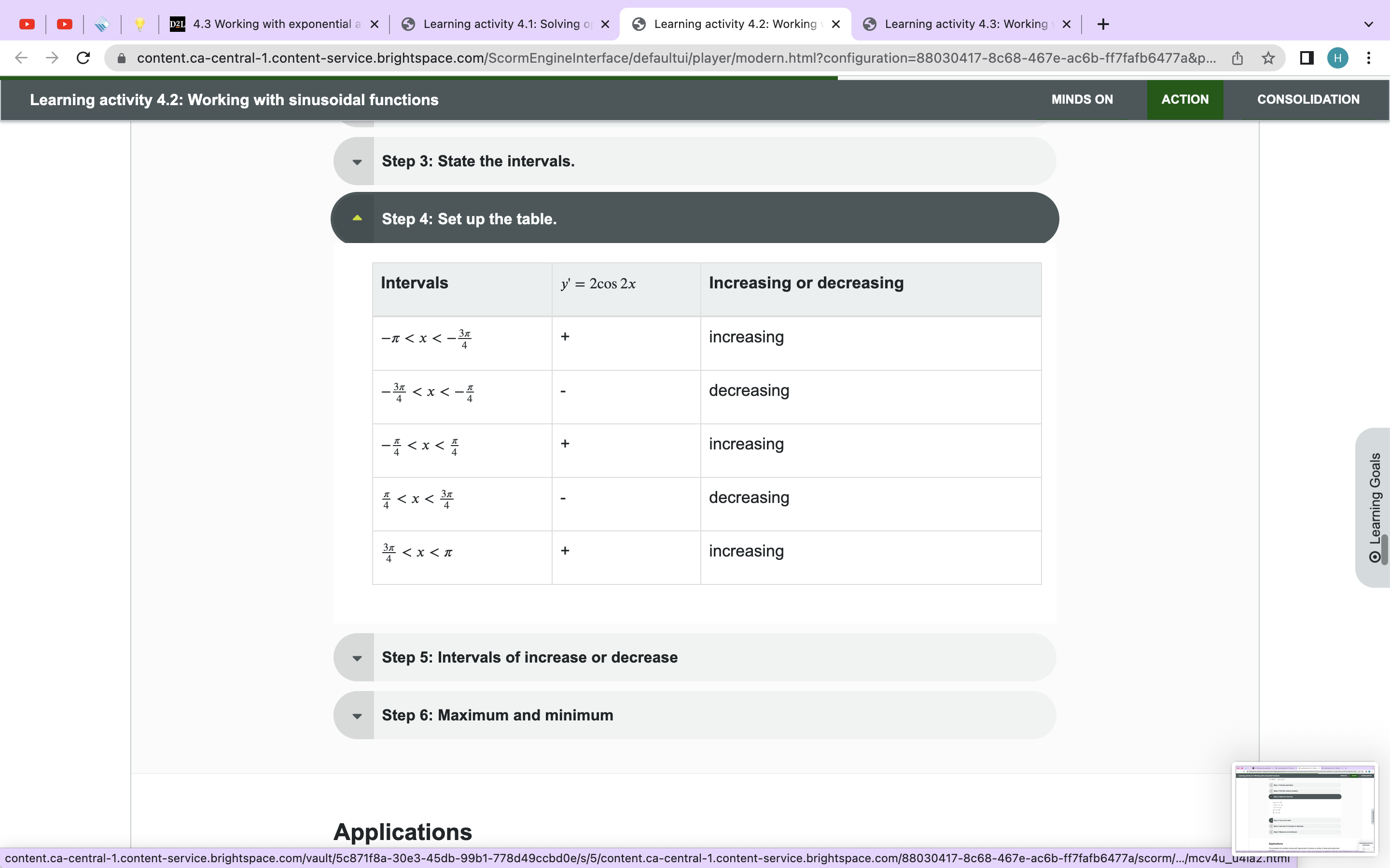 a X Learning activity 4.1: Solving of X Learning activity 4.2: Working