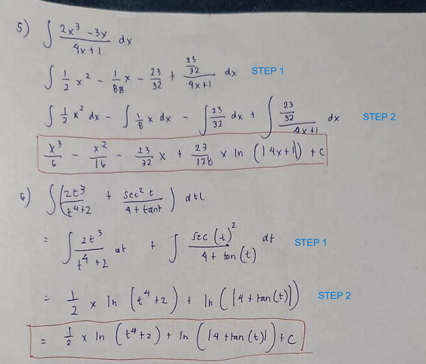 5 2 x3 - 34 dx 4x + 1 2 -