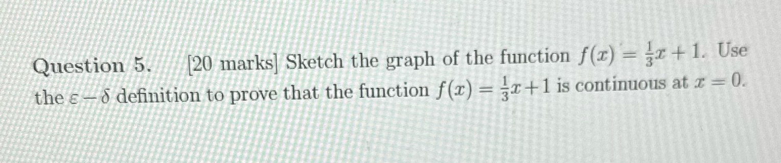 = 2x + 1. Use the 6 - 6 definition to prove