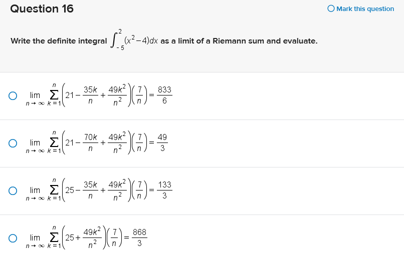 O - 2 units- O 41 unitsQuestion 16 O Mark this question
