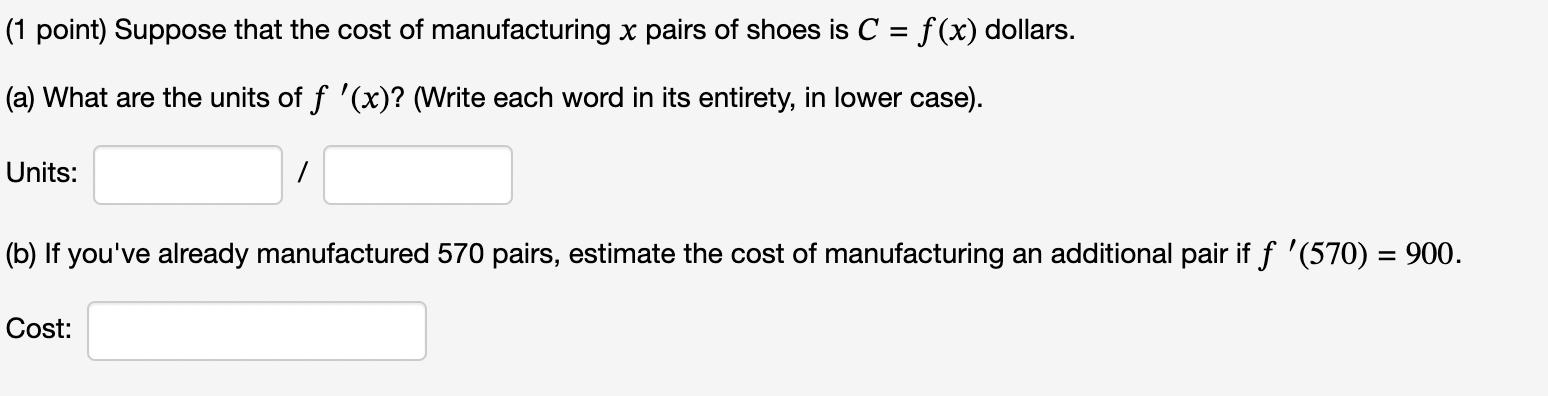 -1 Determine f'(a) for a = 1,2,4,7. f'(1) = M) = W)