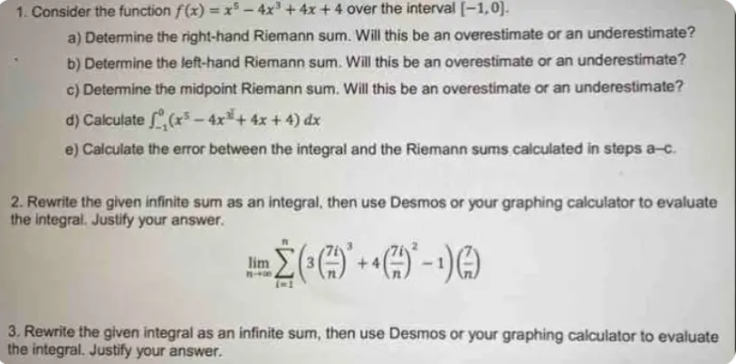 1. Consider the function f (x) = x5 - 4x3+ 4x