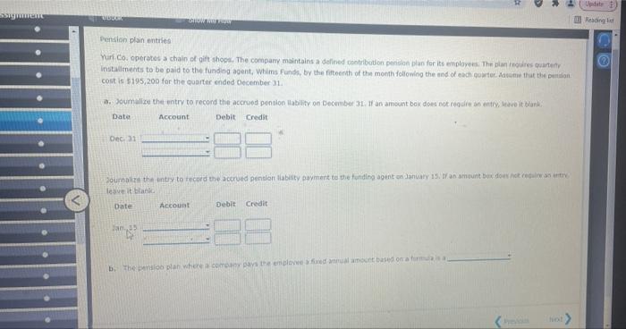  SISTENT Uplote Reading HOW pension plan entries Yurl Cooperates a chain