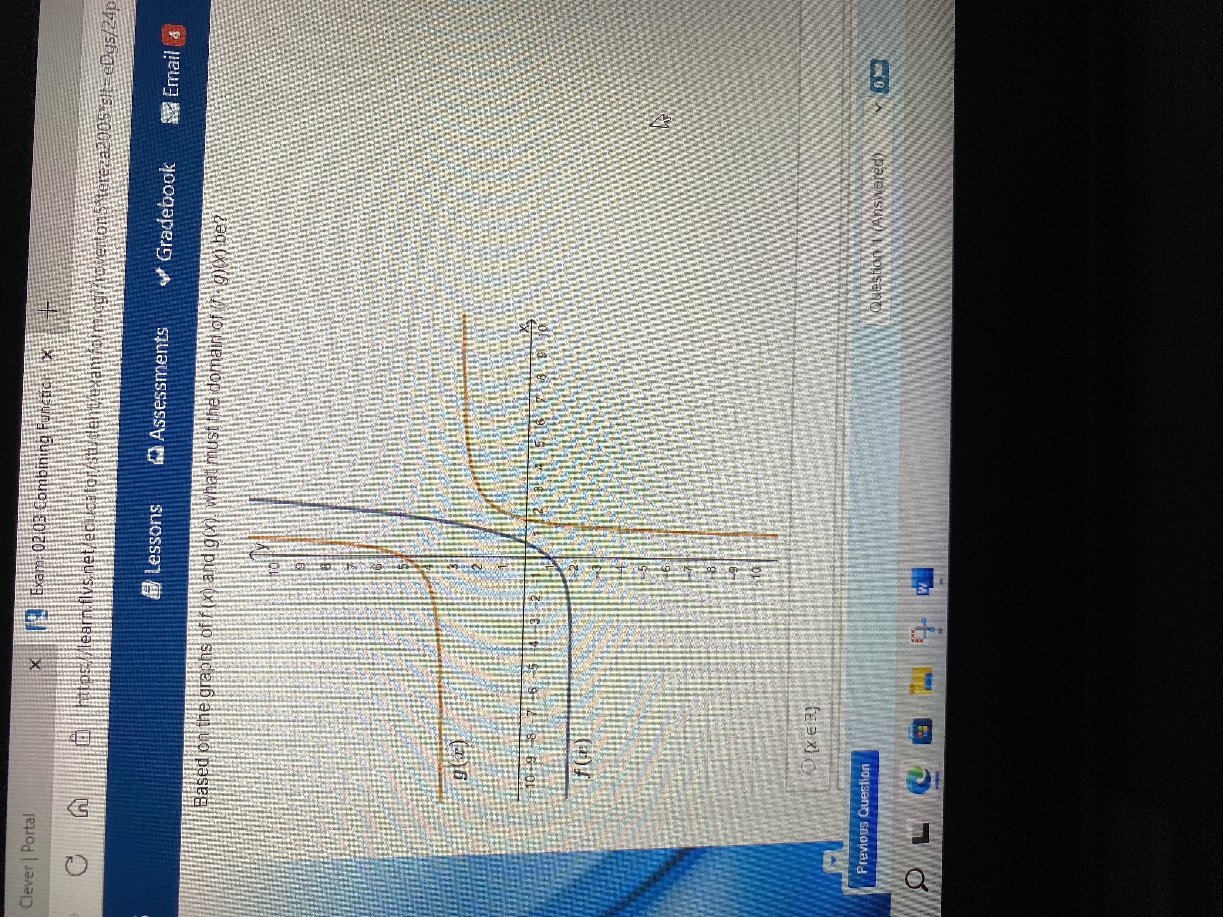  Clever | Portal X Exam: 02.03 Combining Function X CA https://learn.flvs.net/educator/student/examform.cgi?roverton5*tereza2005*sit=eDgs/24p