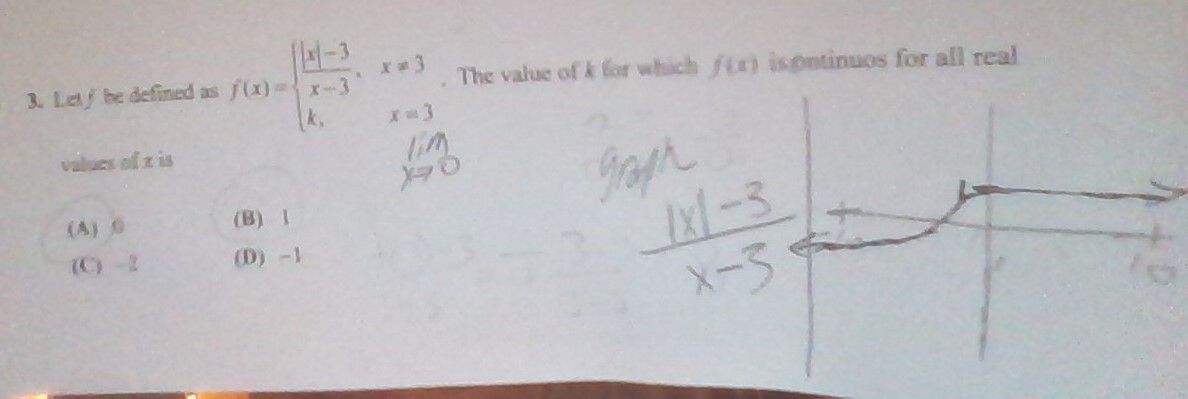  3. Let f be defined as / (x) X - 3