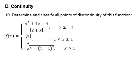 = -1 x-1 d. lim f(x) = too, lim f(x) = -co