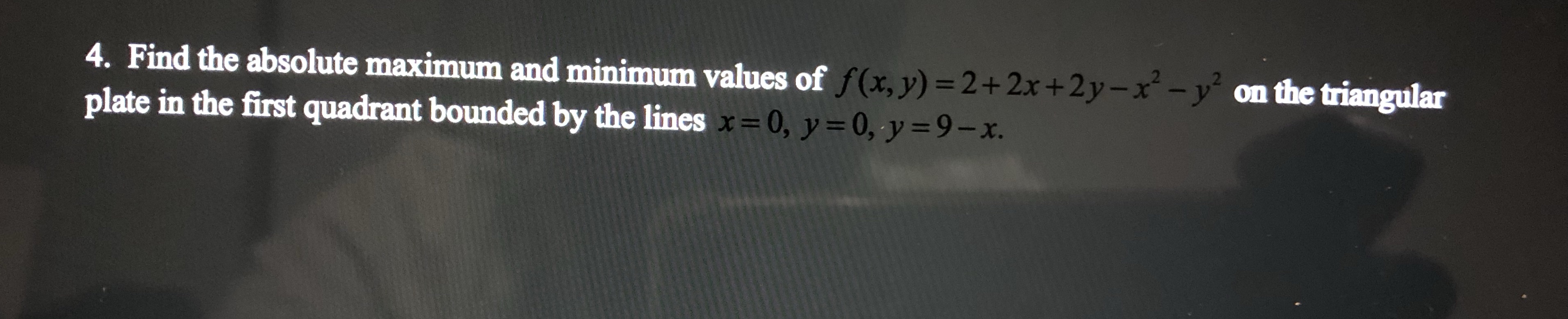 on a sheet of paper and upload it please. 4. Find the