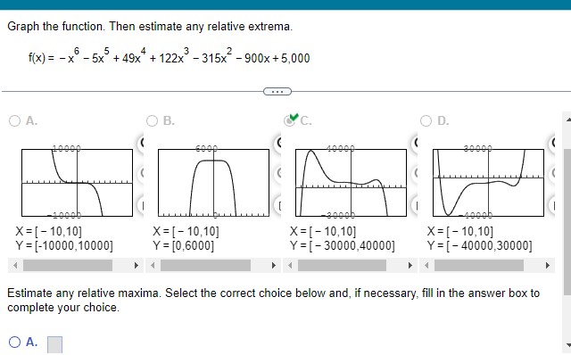the correct choice below and, if necessary, fill in the answer box