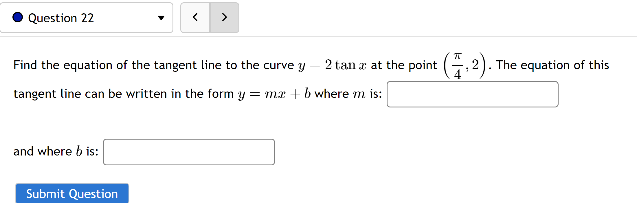 this question below Find the equation of the tangent line to the