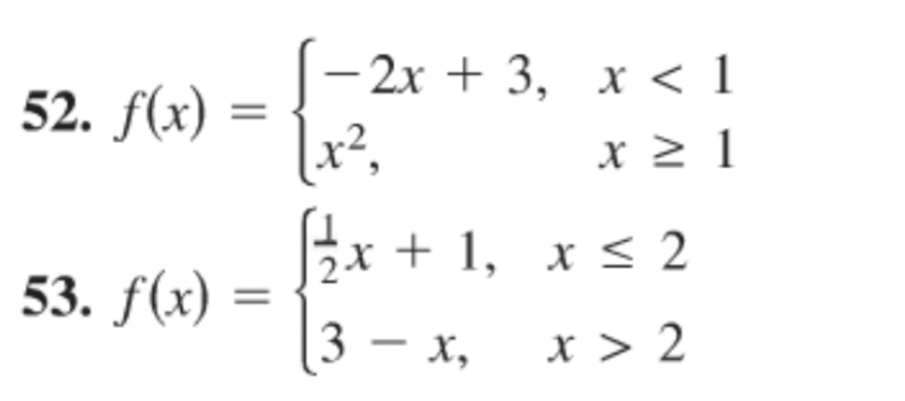 step continuity test to see if the equation is continuous at x