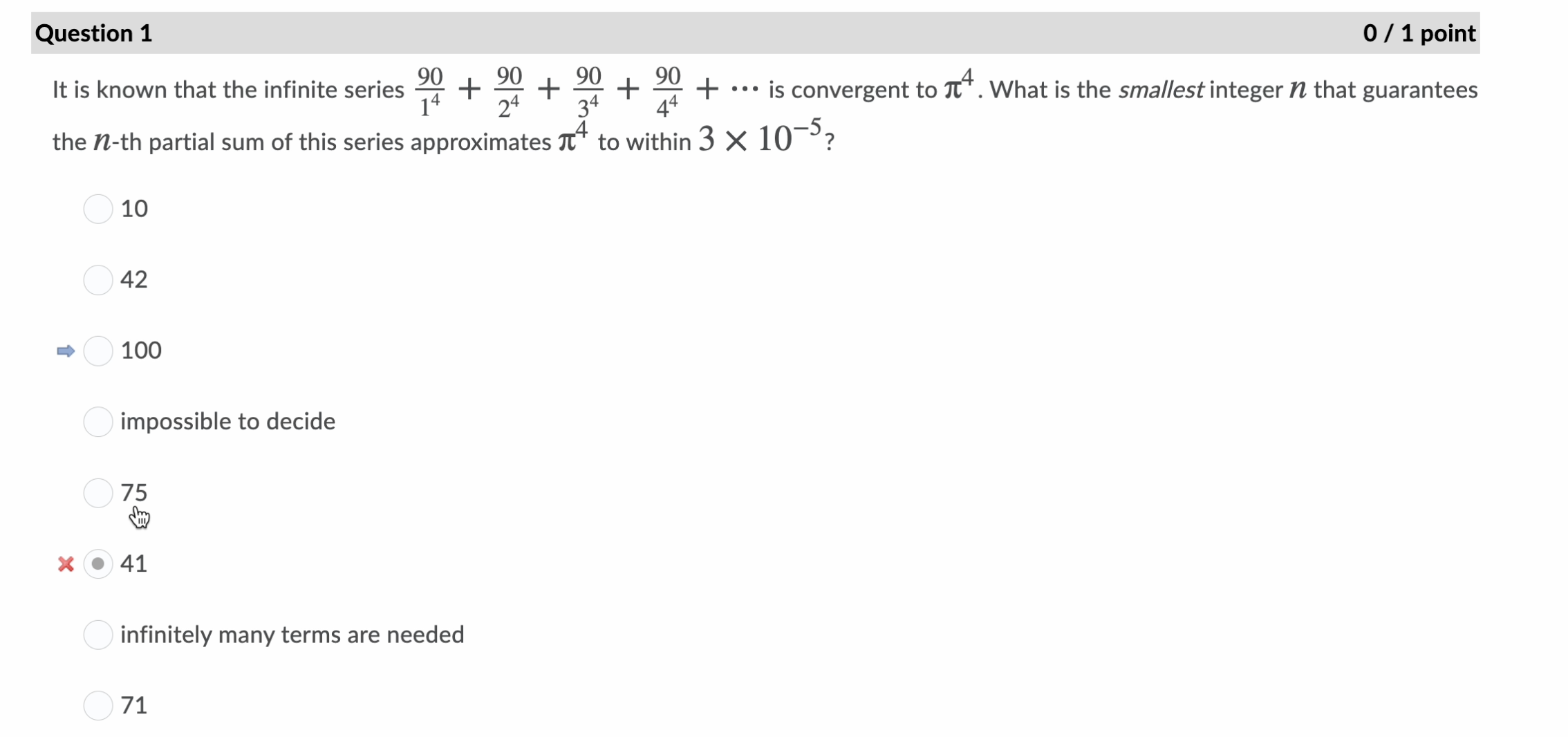 convergent then the series _ (-1 ) an must be convergent as