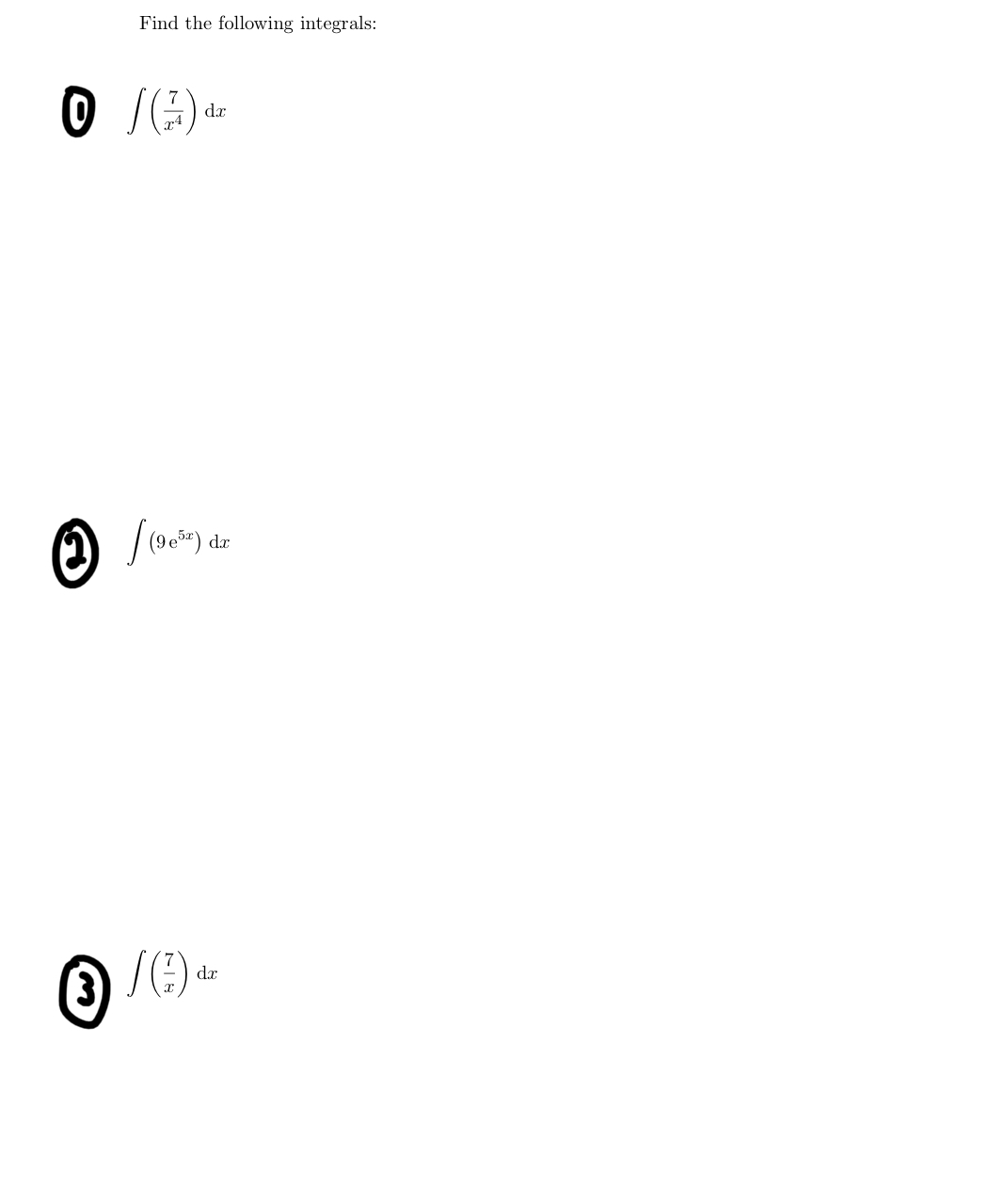  \f' Find the following limits;J using any valid method. A V911: