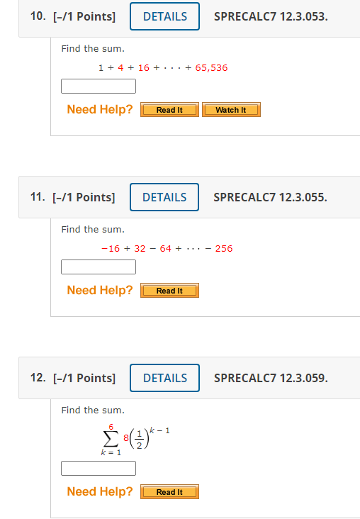 25 an Need Help? Read It Watch It 5. [-/3 Points] DETAILS