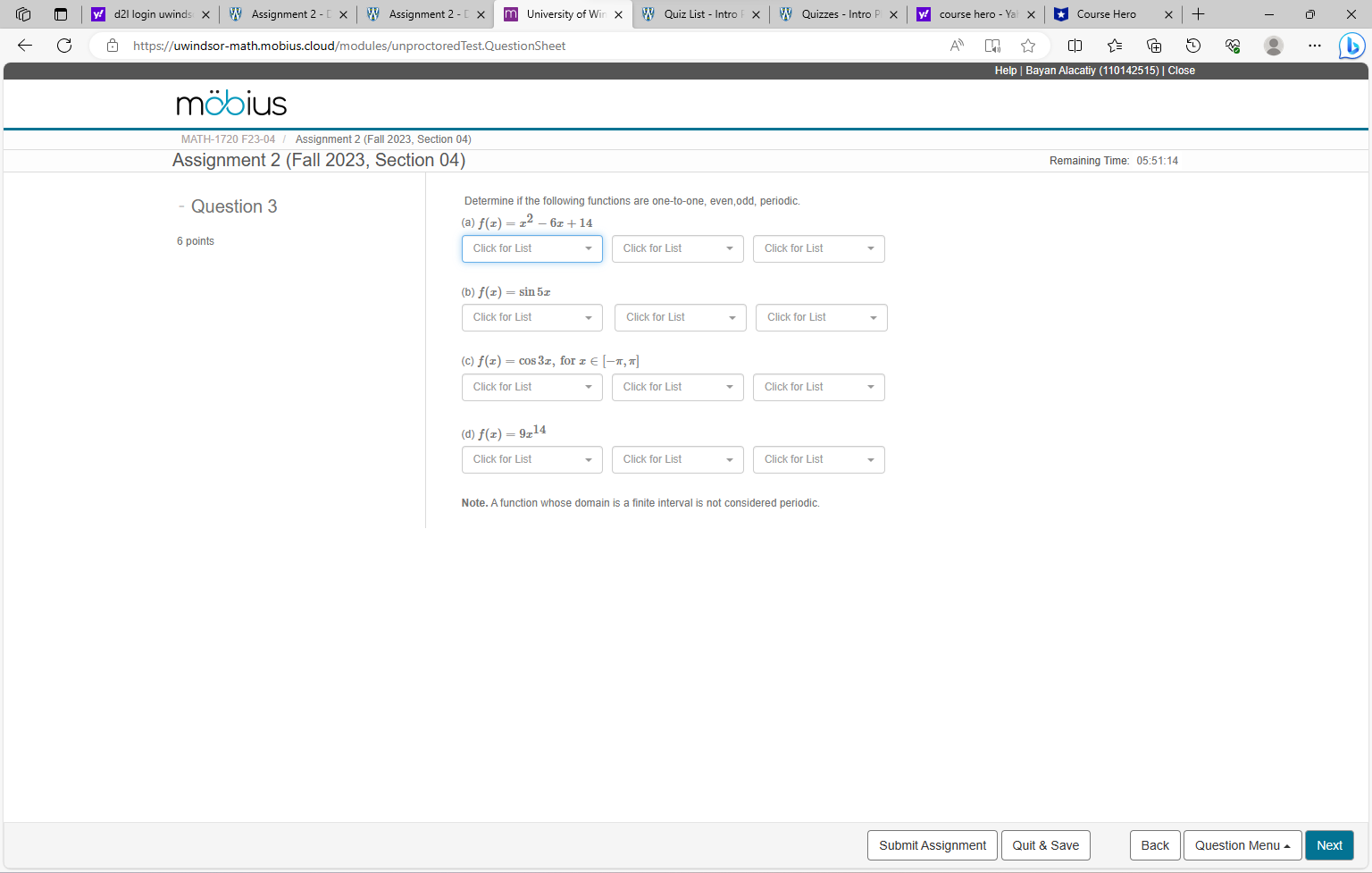 W Assignment 2 - [ x m University of Win X W