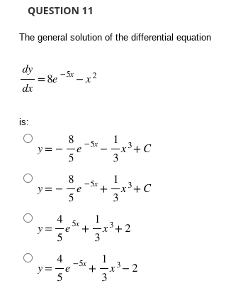 results above, find the solution to the following initial value problem dy