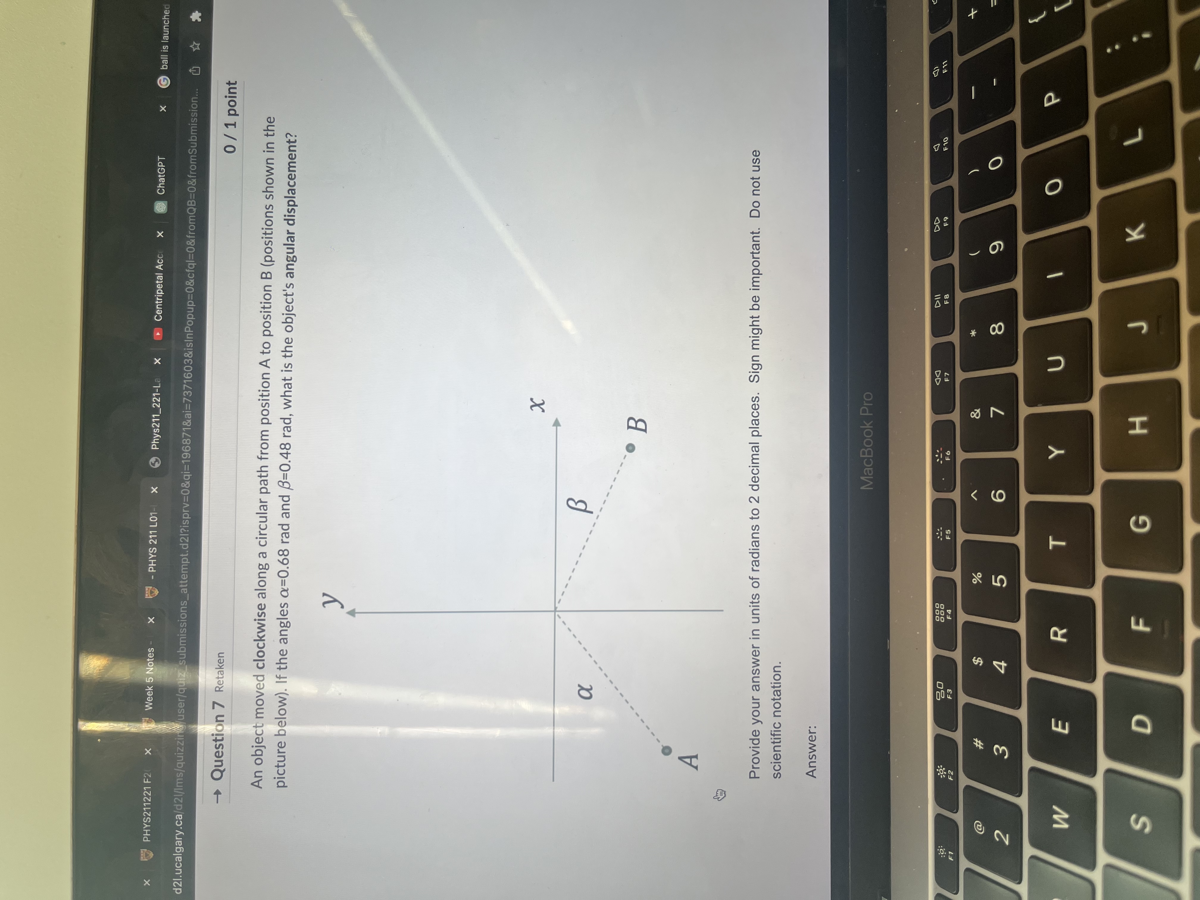 a horizontal distance of 24.0 m from the launch point. y Ax