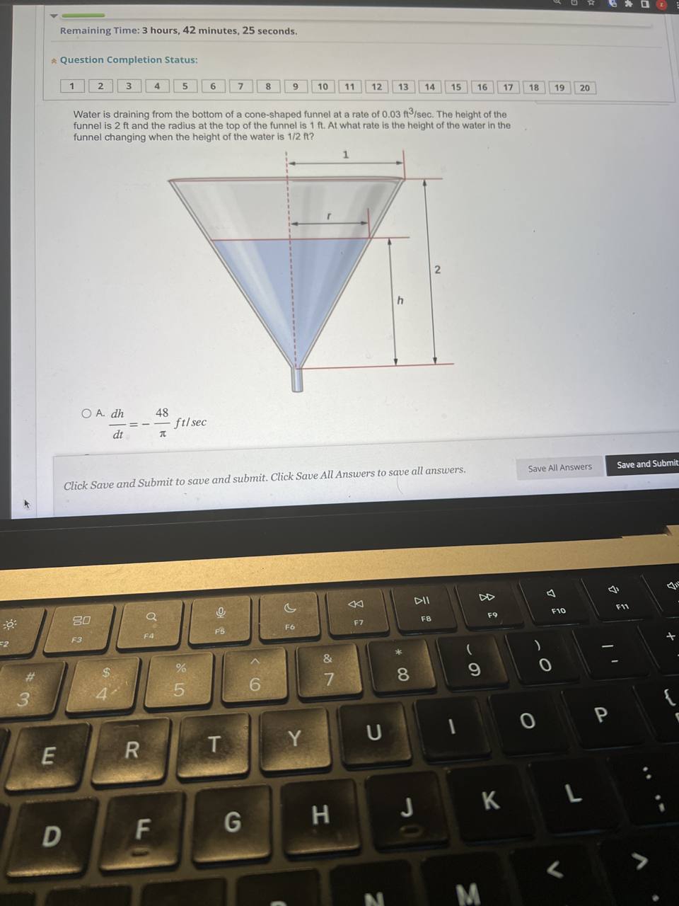 5.5171 O D. y= 1 O E. None of the above 5