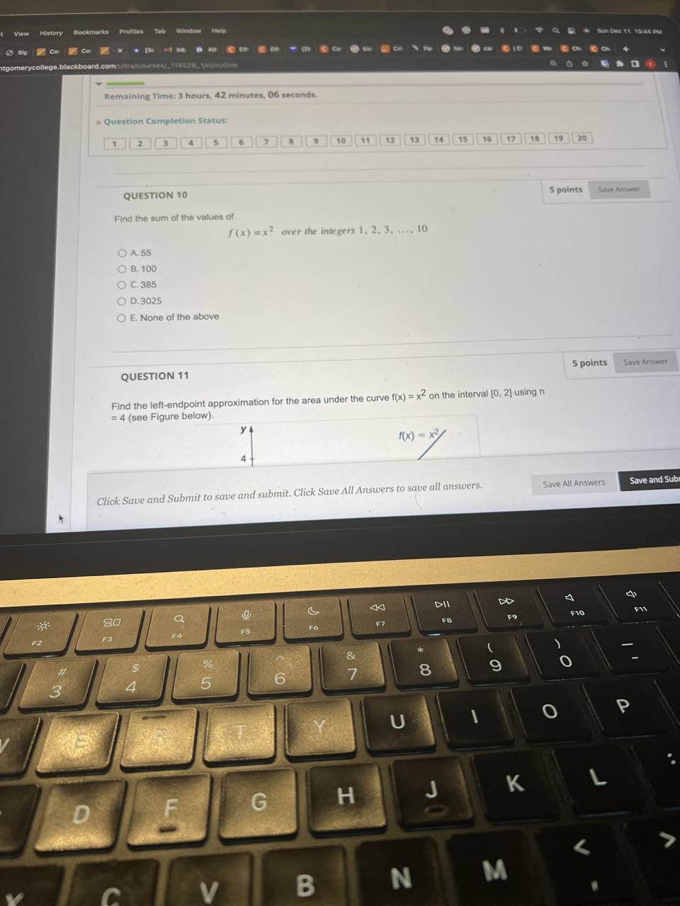 if Save All Answers Save and Submit Click Save and Submit to
