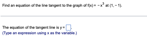 h) - f(x) to find the derivative at x for the given