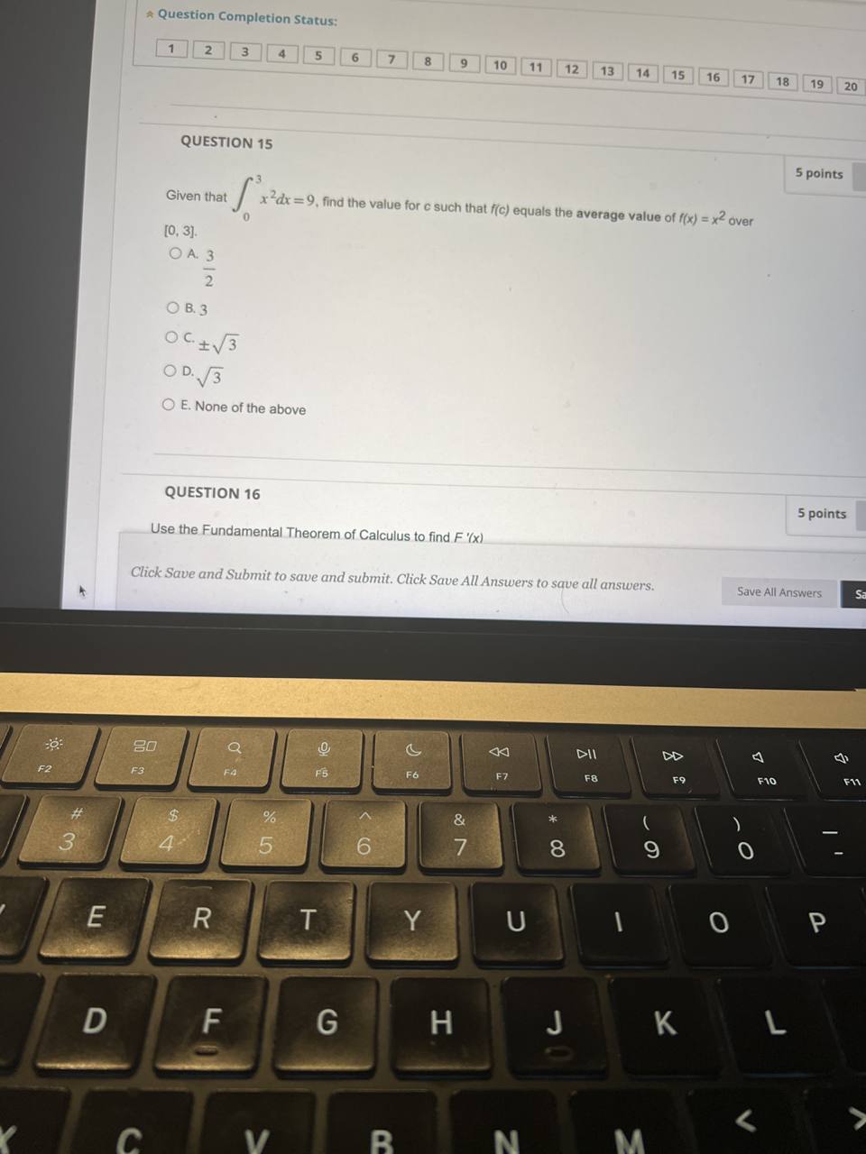 QUESTION 3 Evaluate the limit 5 points Save Answer lim |x 2-41