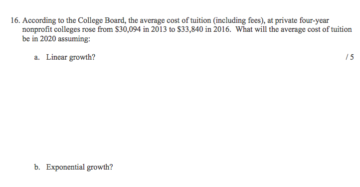 Which is larger after 10 years? Justify your answers.14. The parabola y