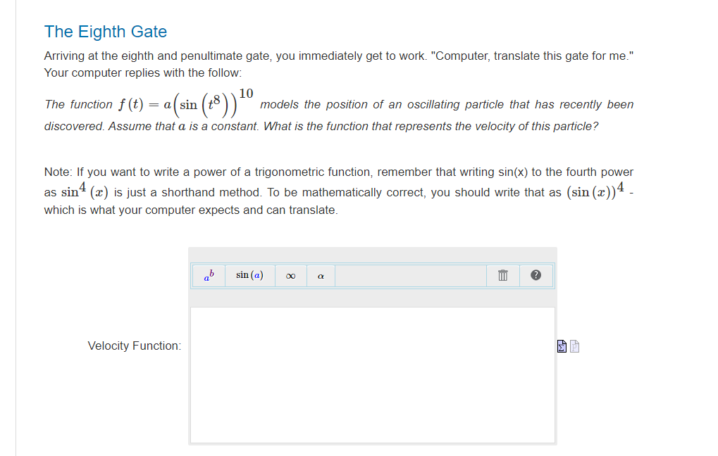 immediately get to work. "Computer, translate this gate for me." Your computer