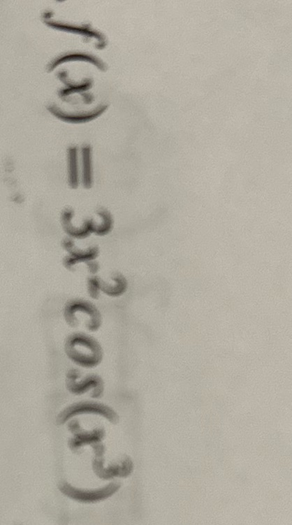  Find derivative (do not simplify) 