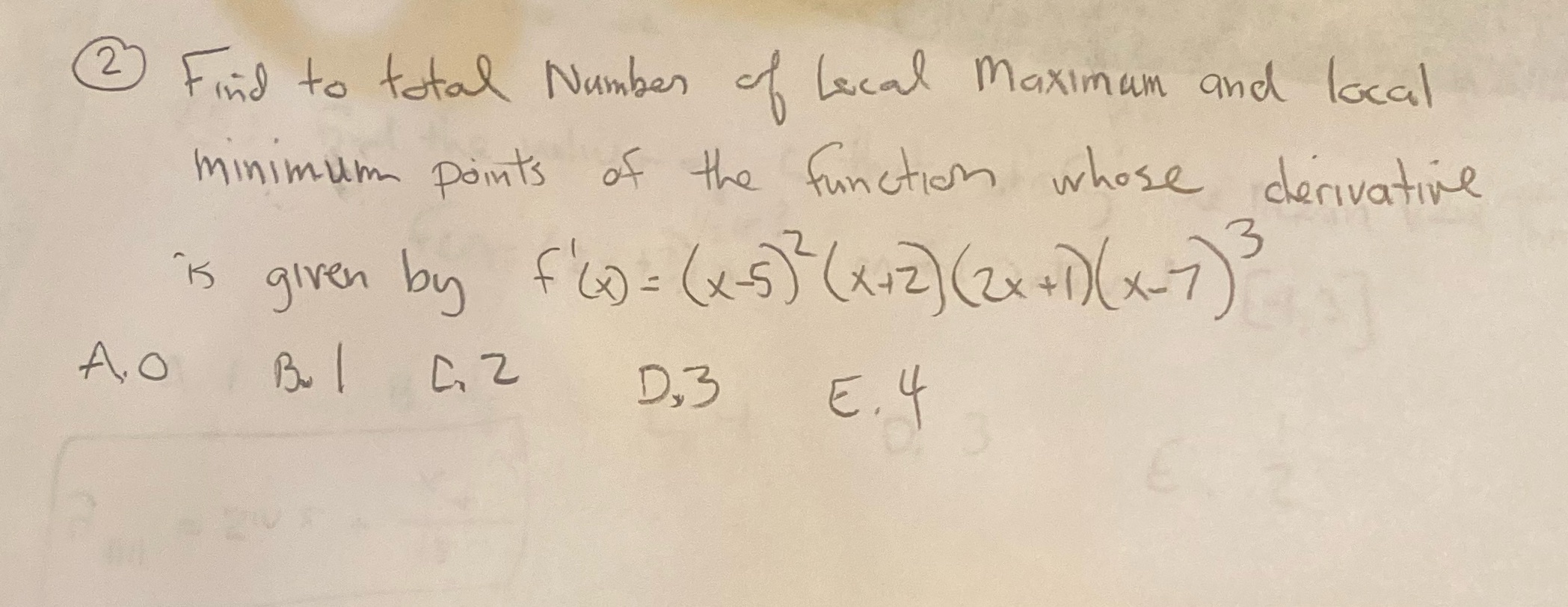 Please provide a detailed solution. Thanks so much! 2 Find to