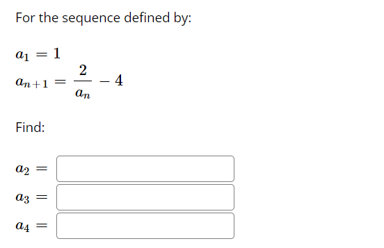 i=0 First write out the summation: Find the answer: -16Score on last