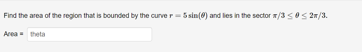 the form r : t?) for the curve represented by the Cartesian