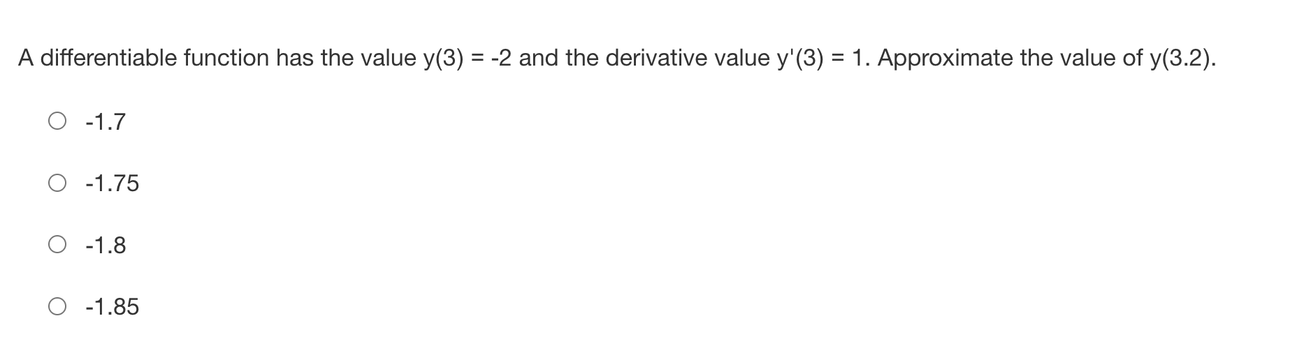 following graph of f(x), identify where f(x) is not differentiable and why.