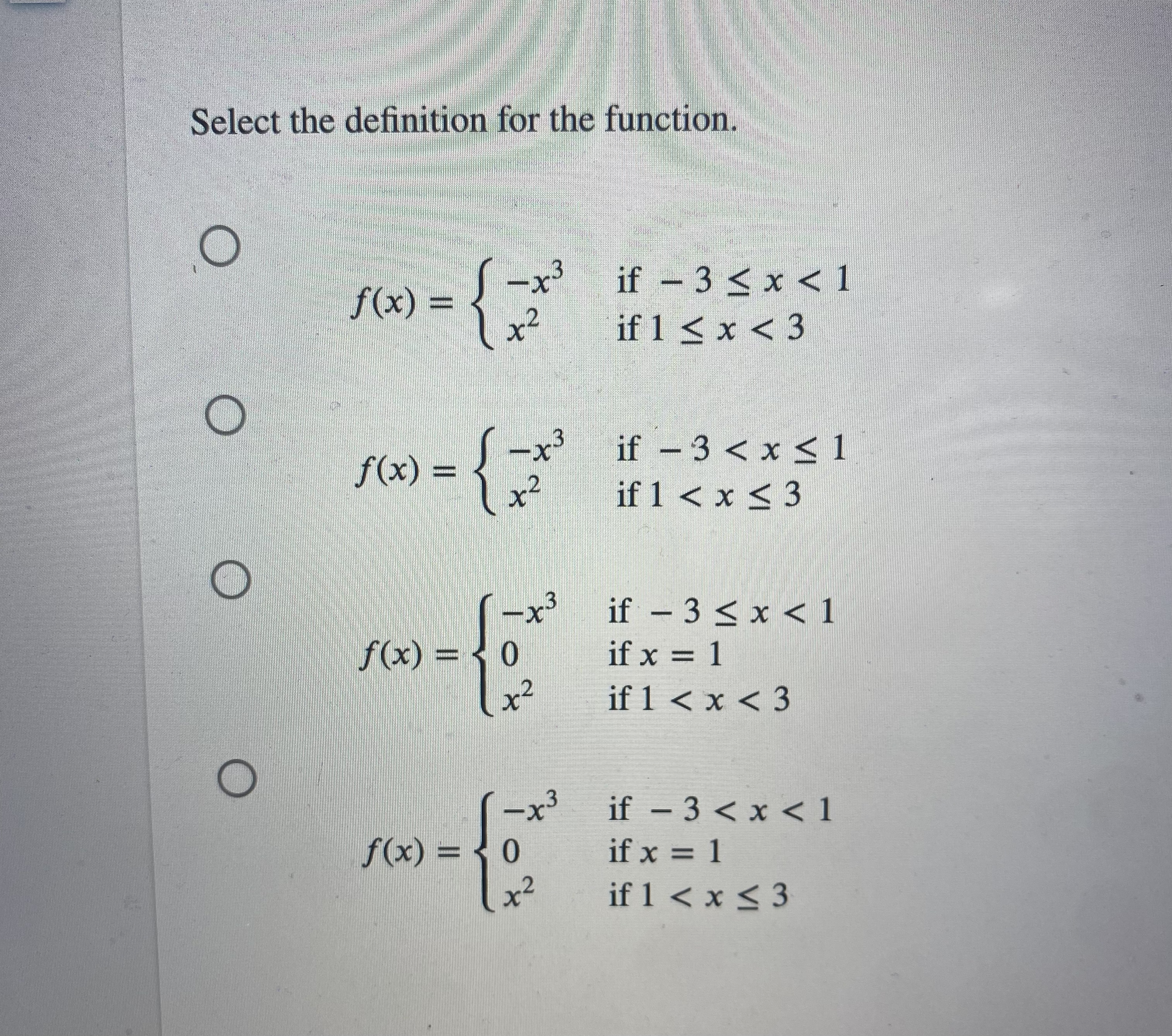 form (*, *). Use the symbol co for infinity, U for combining