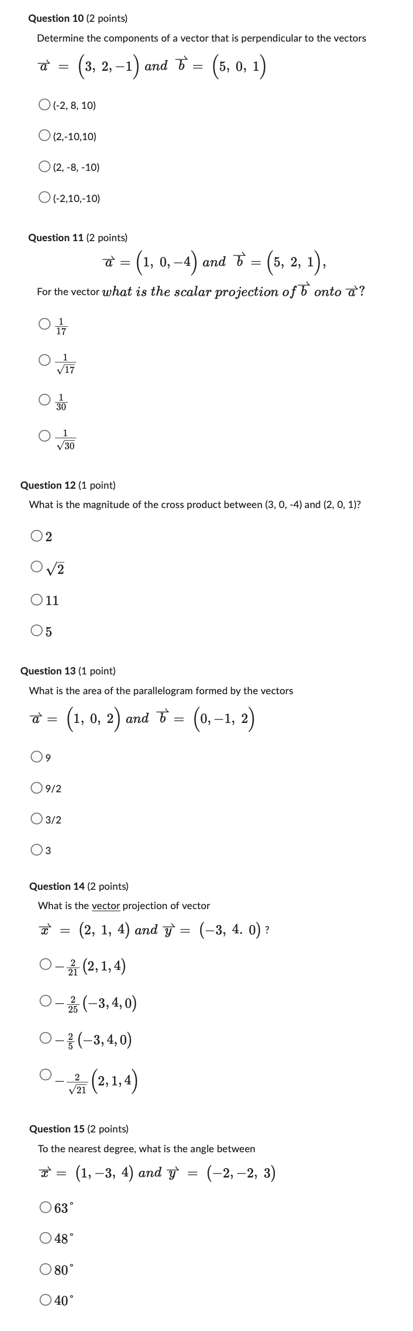 Please help me with this just the correct options no need