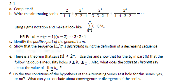 alternating series 1 - 1 + 2 - 2 -1 3 -3