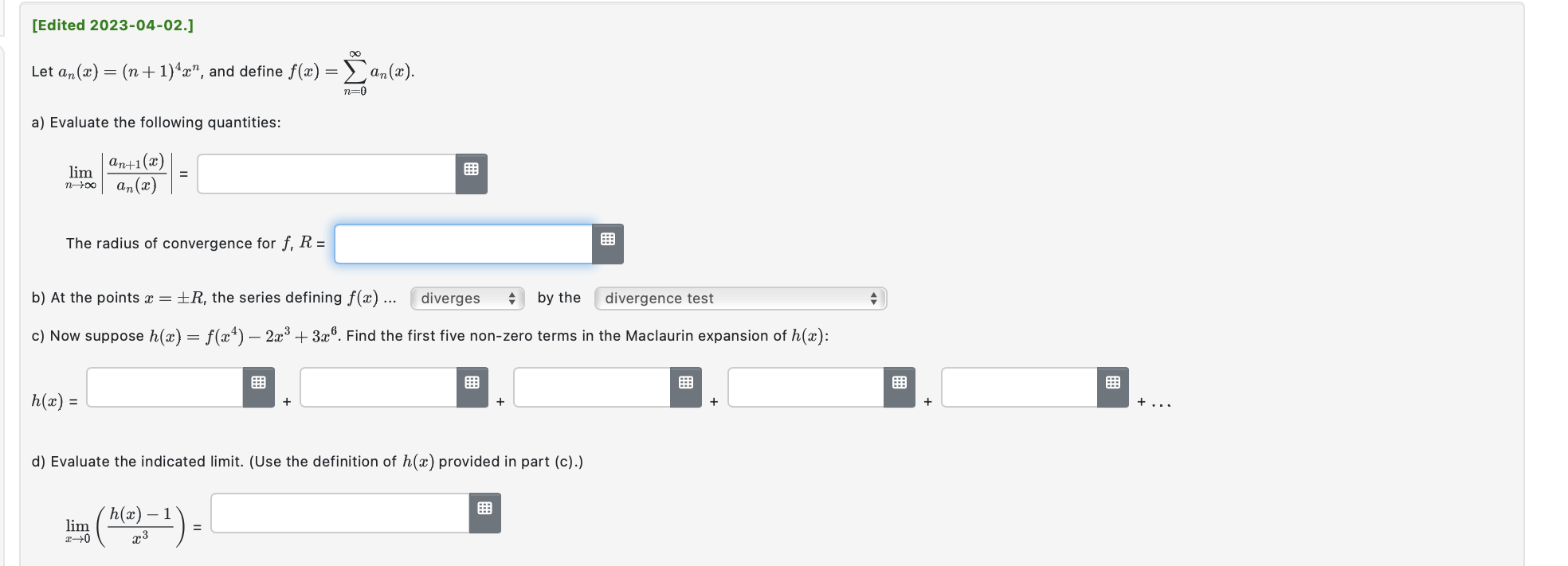 is valid for every integer TL 2 U. ('n + 1.)! Recall