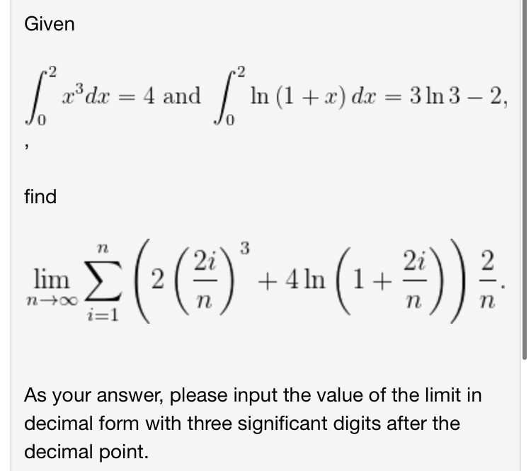 9 and a c f (x) dx. Find As your answer, please