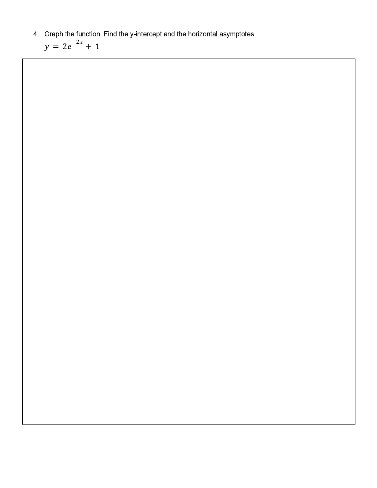 your work. 1. Sketch the graph of the following function by rst