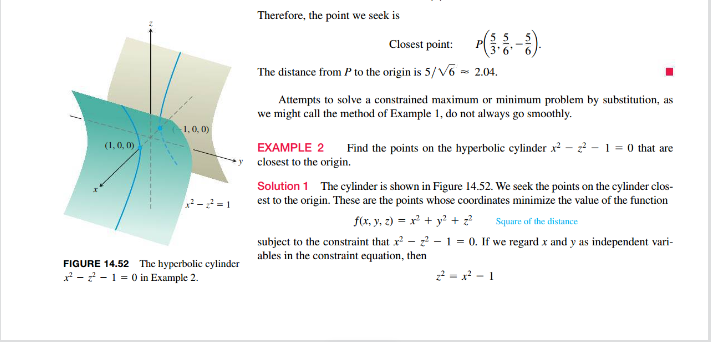 slightly different fashion. Chapter 14 Partial Derivatives 14.8 Lagrange Multipliers 873 Solution