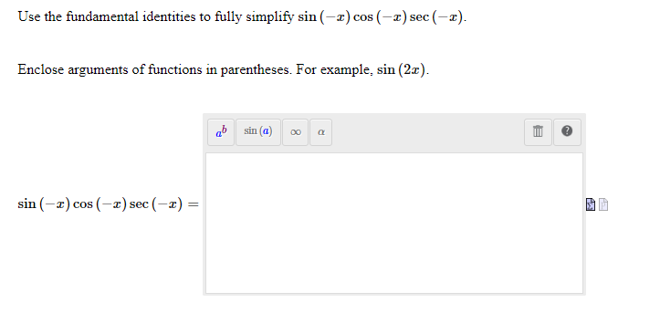 = Select the correct graph of h (x) = 4sec ( "